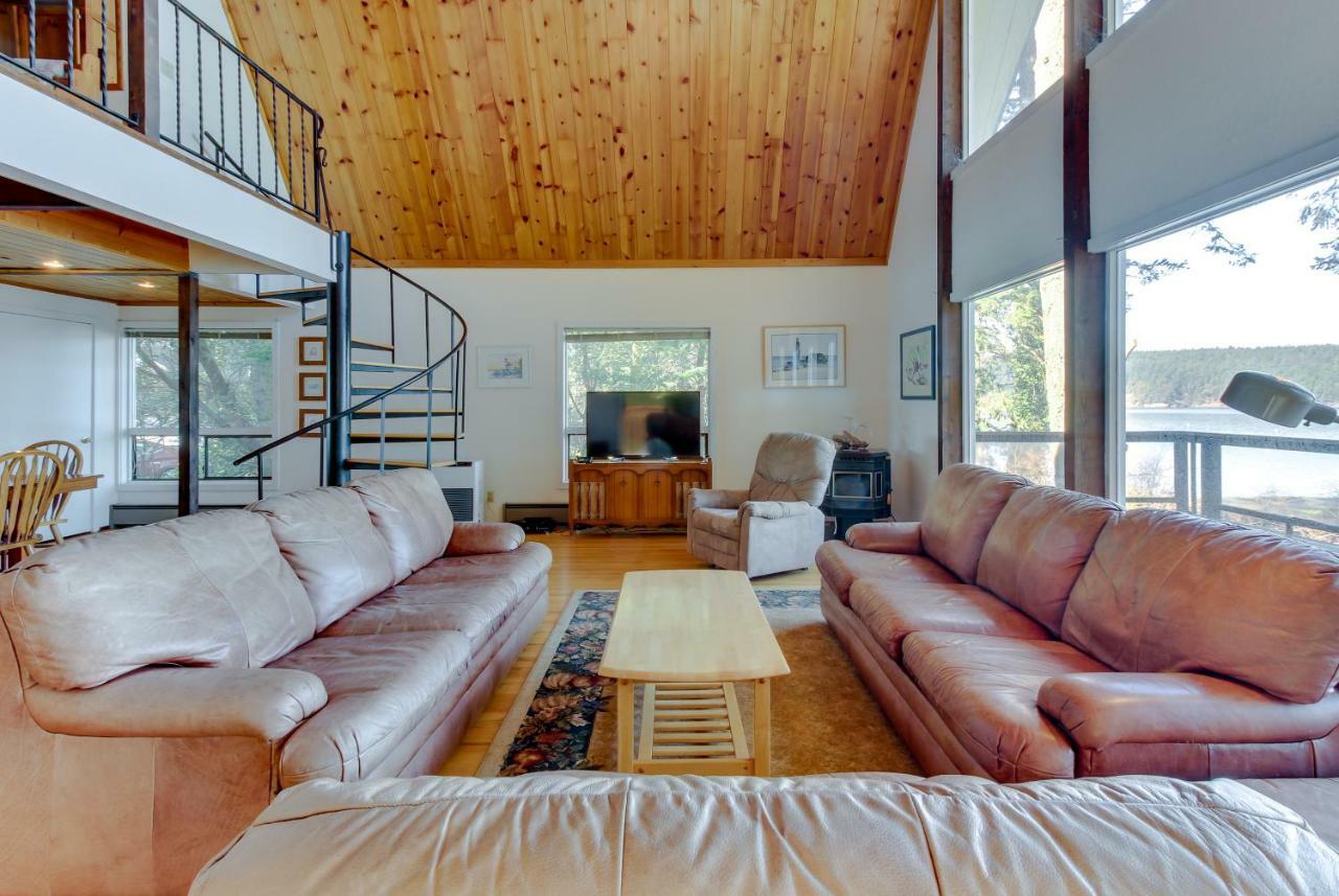 Lopez Island Hunter Bay Waterfront Home Exterior foto