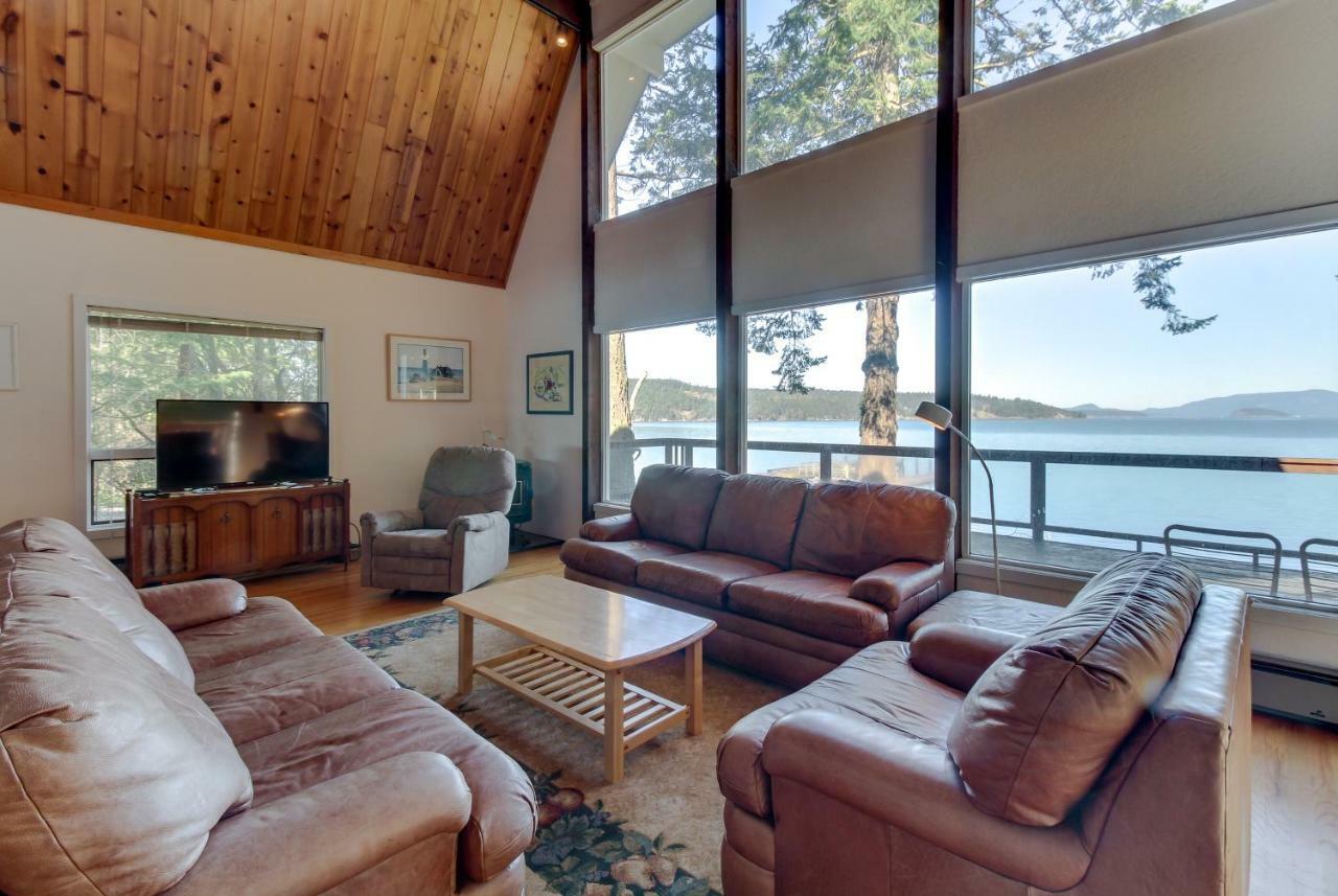 Lopez Island Hunter Bay Waterfront Home Exterior foto